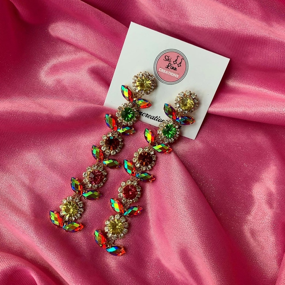 Rainbow Bright Earrings - Picture 2 of 4